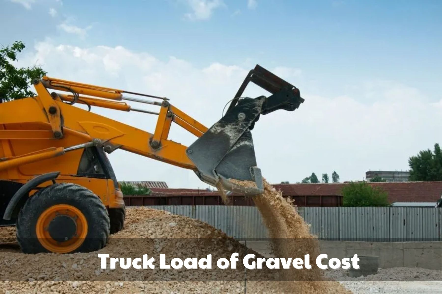 How much does a dump truck load of gravel cost 