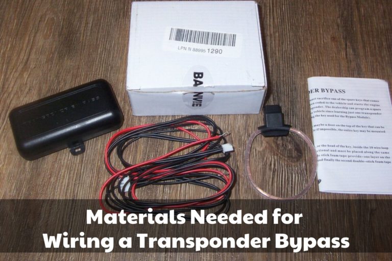 How To Wire Transponder Bypass Brads Cartunes