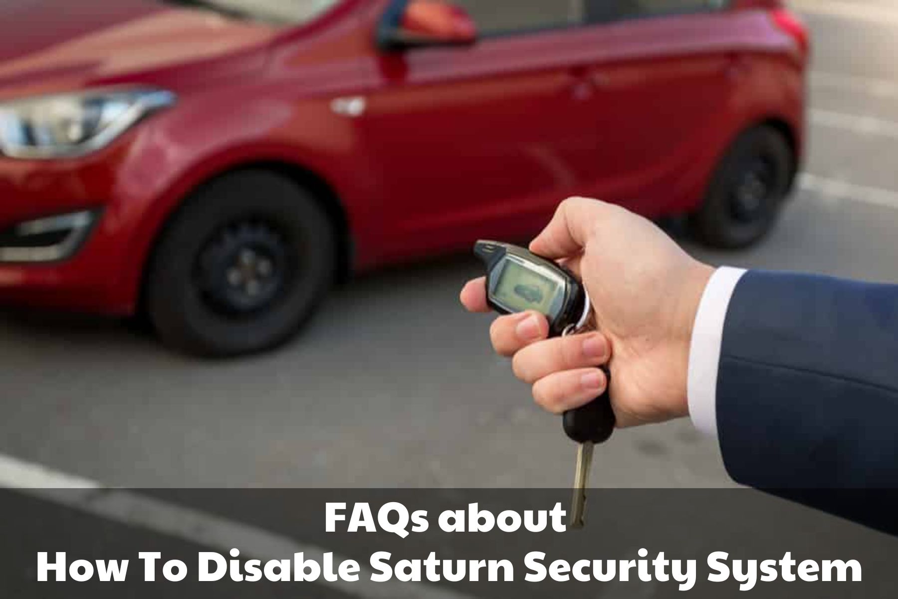 How to Disable Saturn Security System (2)